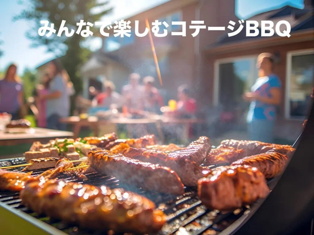 コテージでみんなで楽しむBBQ