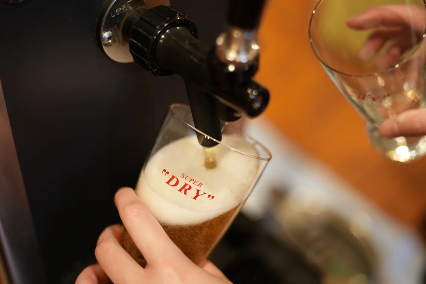 Arranging draft beer
